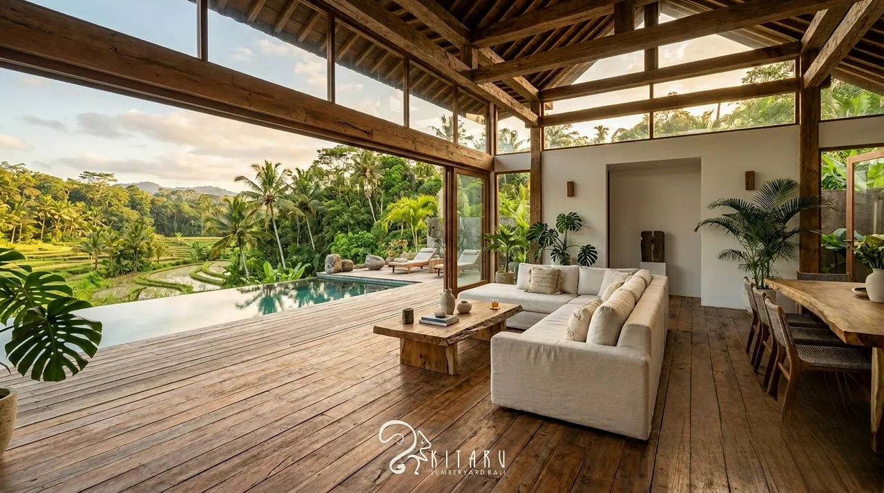 Why Reclaimed Wood Is the Future of Luxury Villas in Bali — Kitaru Lumberyard Bali