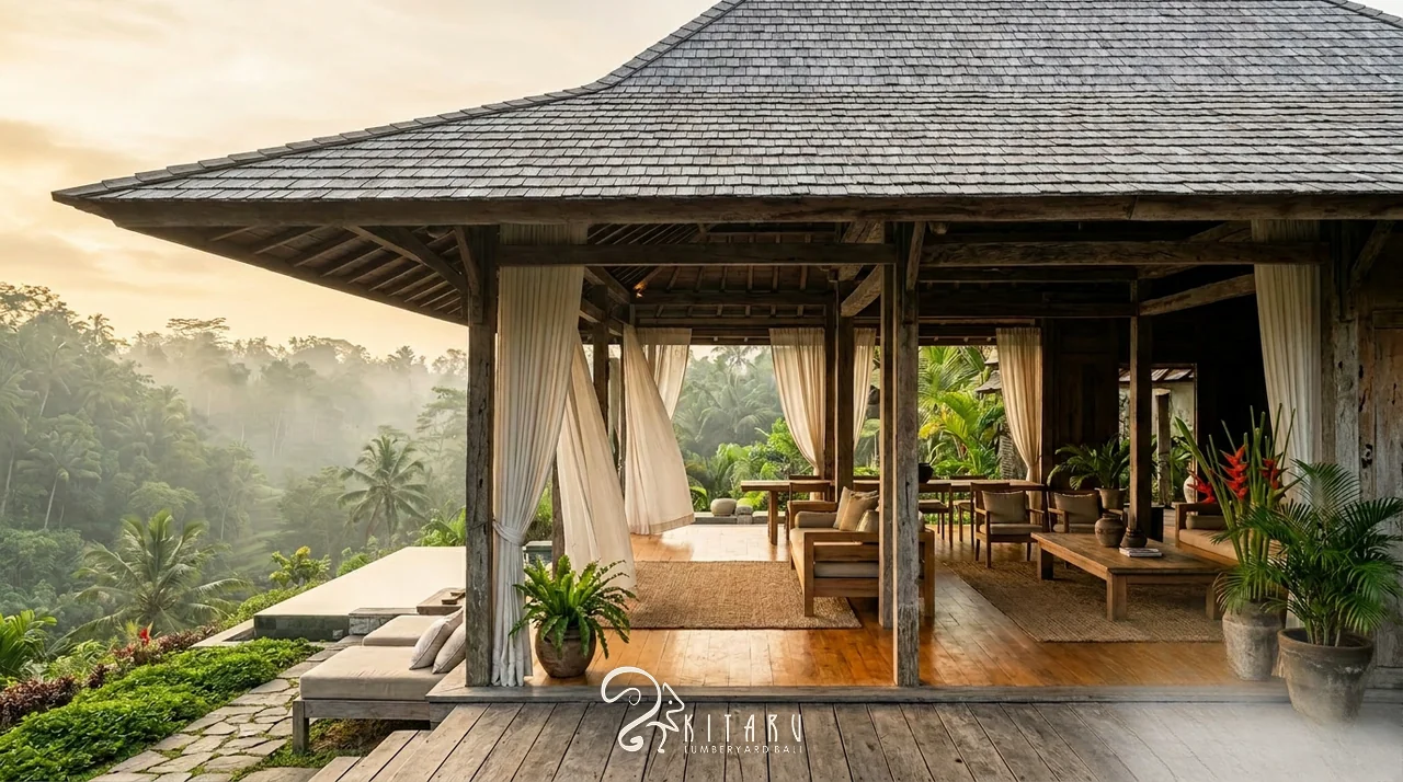 Build Cool, Build Smart: How Natural Hardwood Is Redefining Climate-Responsive Villa Design in Bali — Kitaru Lumberyard Bali