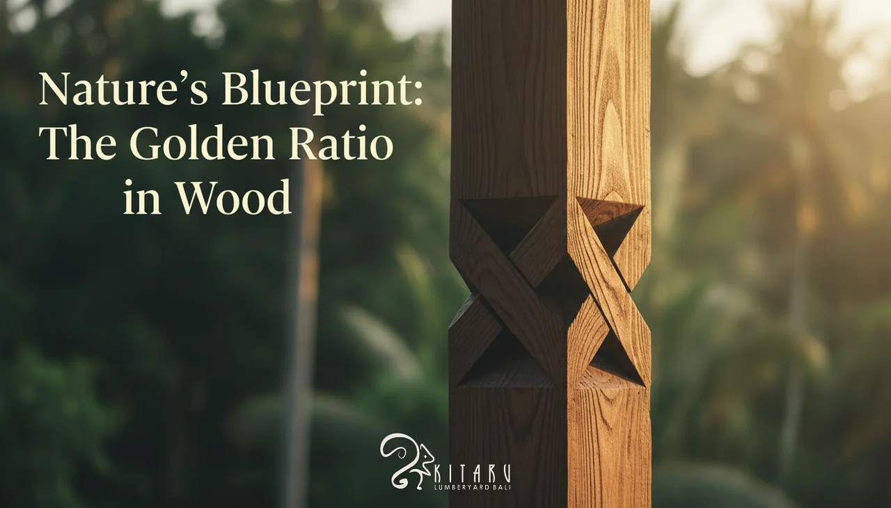 The Golden Ratio in Wood: How Nature's Perfect Proportion Shaped Timber Construction from Ancient Indonesia — Kitaru Lumberyard Bali